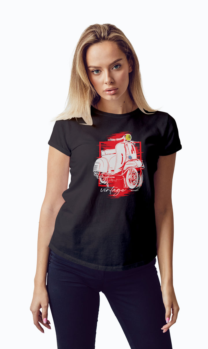 Vespa T-Shirts Frauen 14