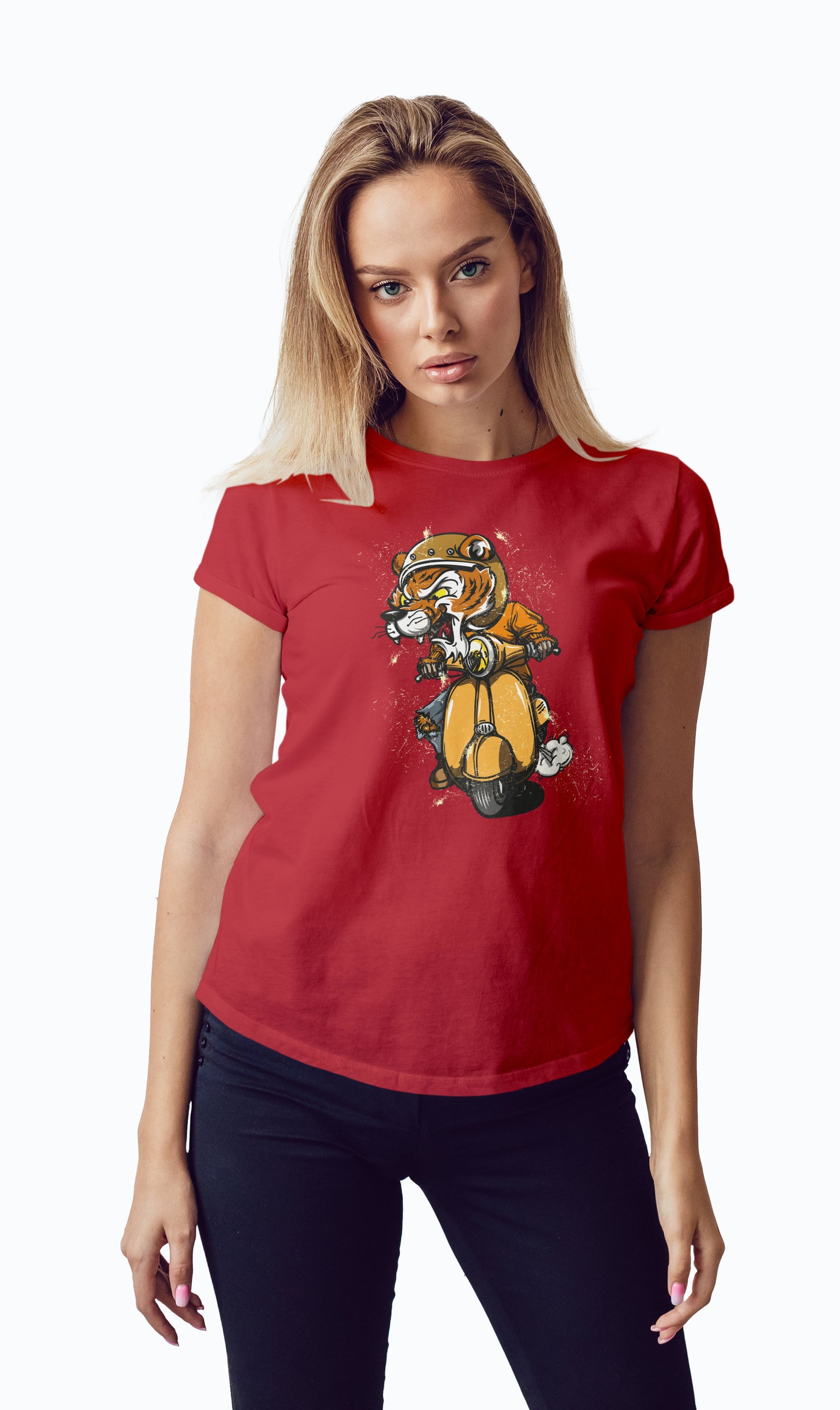 Vespa T-Shirts Frauen 19