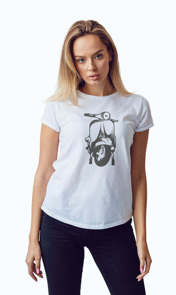 Vespa T-Shirts Frauen 22