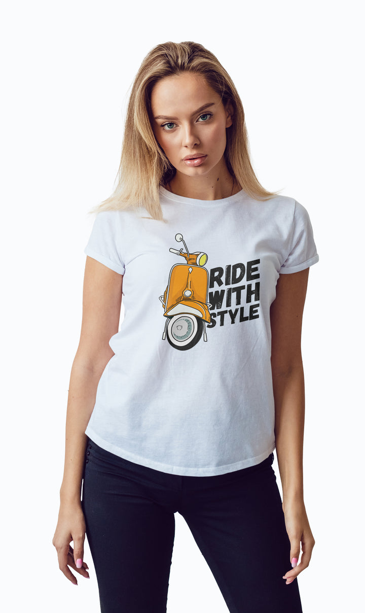 Vespa T-Shirts Frauen 5